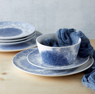 12 Piece Aozora Porcelain Dinner Set